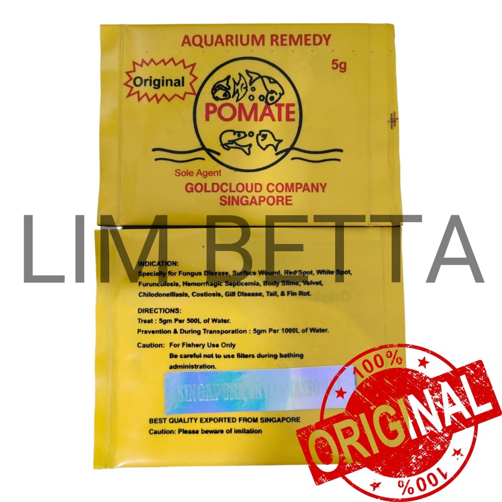 Jual POMATE OBAT IKAN ORIGINAL FROM SINGAPURE | Shopee Indonesia