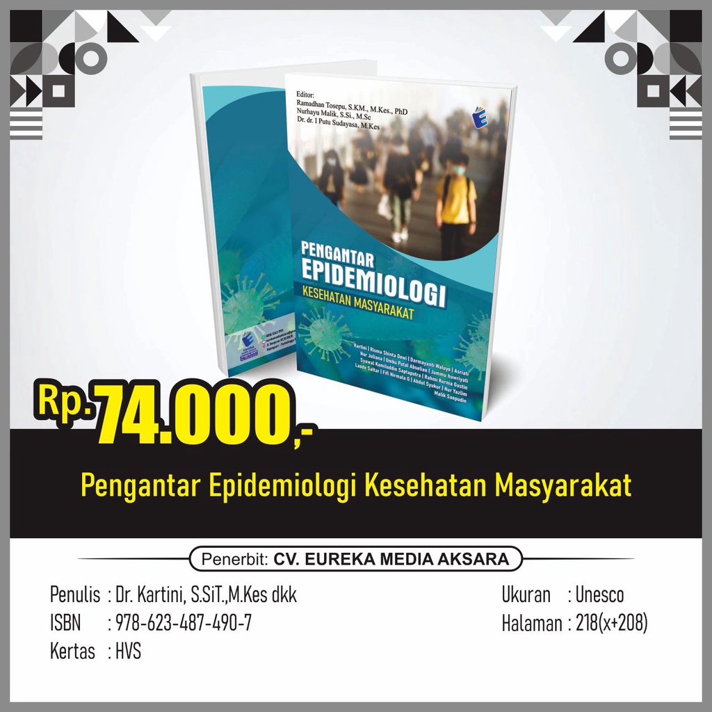 Jual Pengantar Epidemiologi Kesehatan Masyarakat | Shopee Indonesia