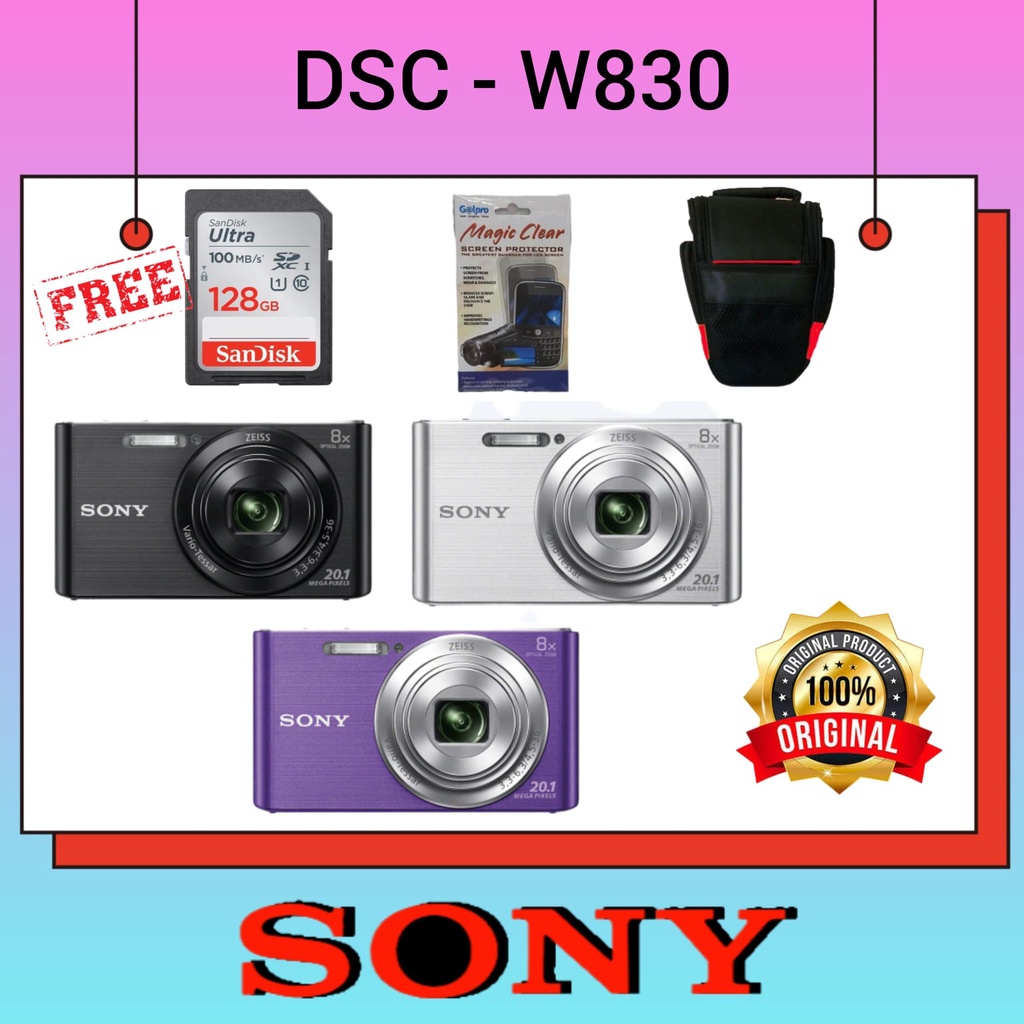 Jual CAMERA POCKET SONY W830 Shopee Indonesia