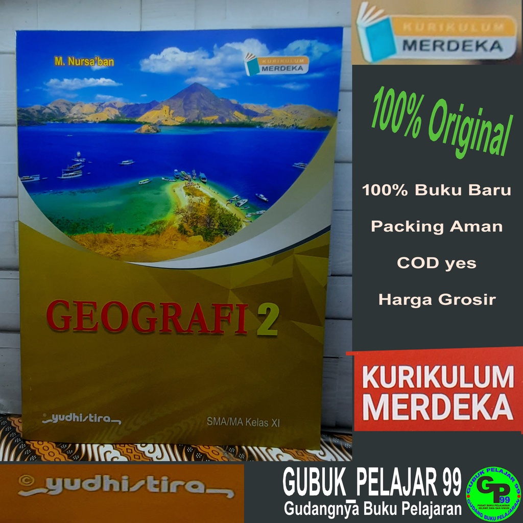 Jual Buku Siswa GEOGRAFI 2 Kelas 11/ XI Untuk SMA/MA KURIKULUM MERDEKA ...