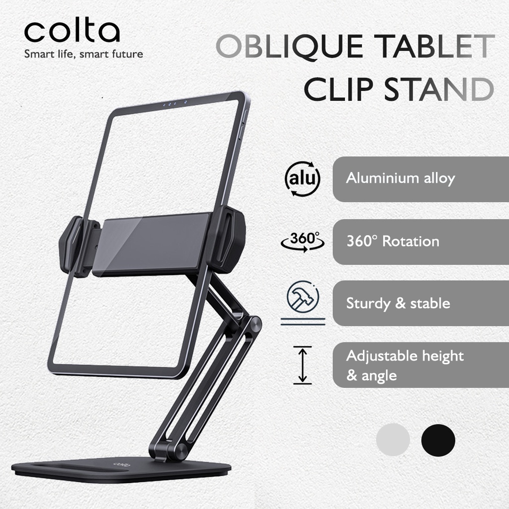 Jual Colta T5 Oblique Phone/Tablet Clip Stand Holder Bracket Aluminium ...