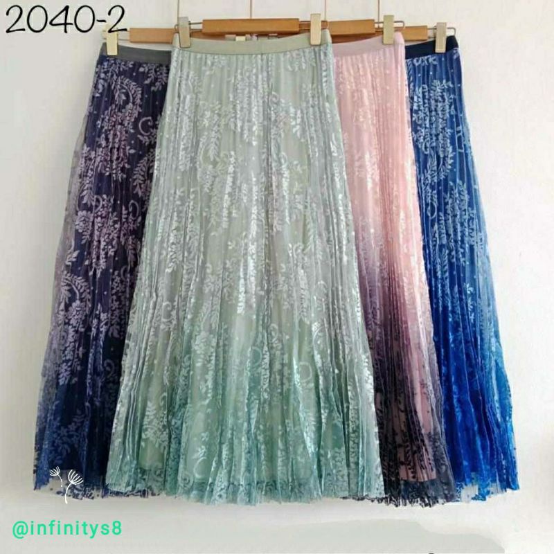 Jual Rok Tutu Brokat Gradasi Panjang Wanita | Shopee Indonesia