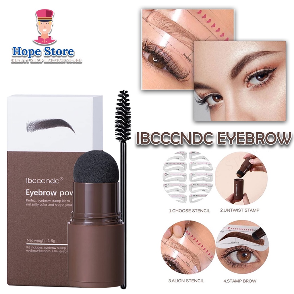 Jual Hope Store - Eyebrow Powder Cetakan Alis Instan Eyebrow Stamp Alis ...