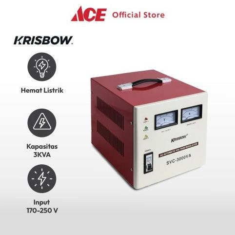 Jual Harga Diskon Ace Krisbow Stabilizer Analog Kva Merah Shopee Indonesia