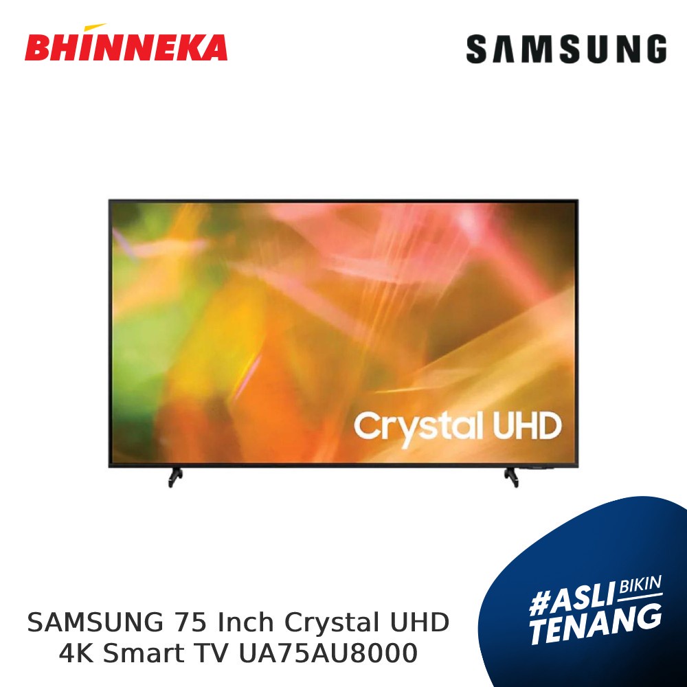 Jual SAMSUNG 75 Inch Crystal UHD 4K Smart TV UA75AU8000 Shopee Indonesia