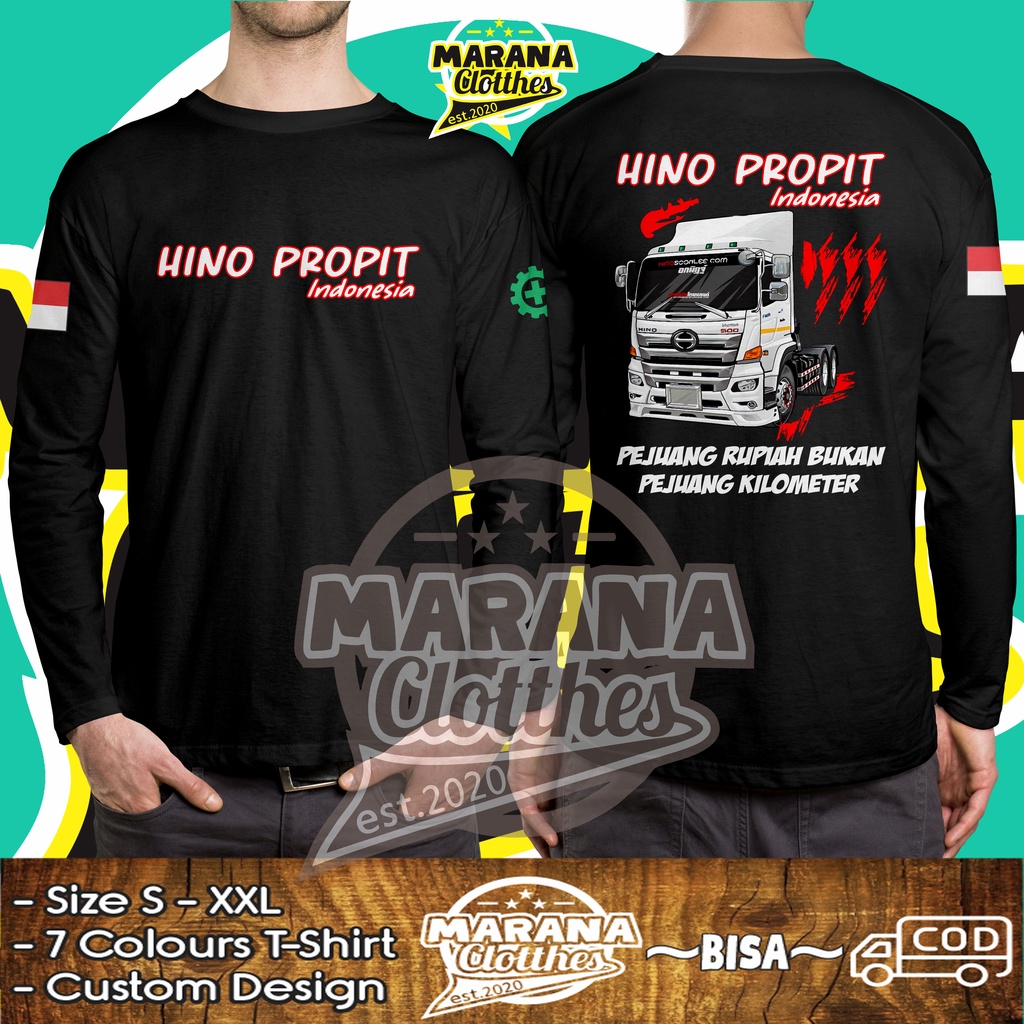 Jual Kaos Baju Mobil Hino Propit Indonesia Pejuang Ripiah Bukan Pejuang ...