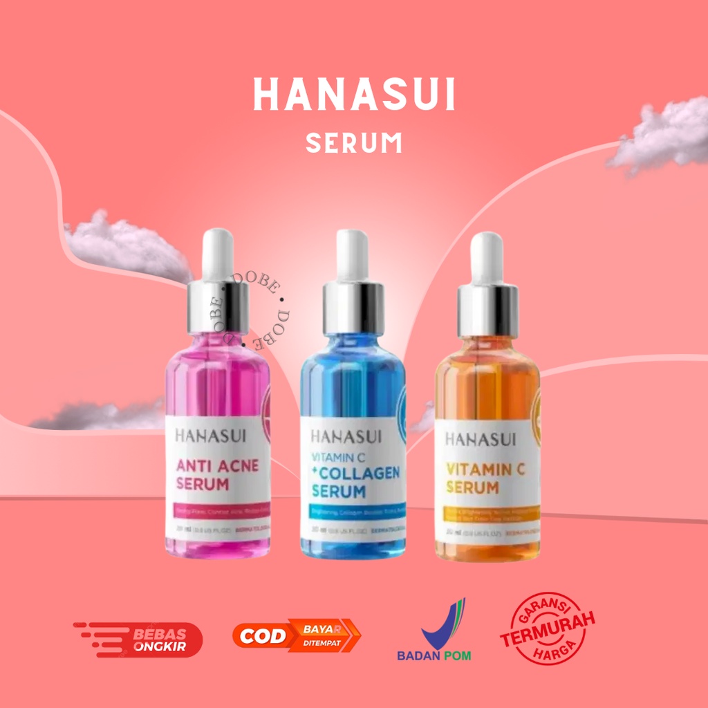 Jual HANASUI NEW LOOK & IMPROVED FORMULA SERUM ANTI ACNE I VITAMIN C I ...