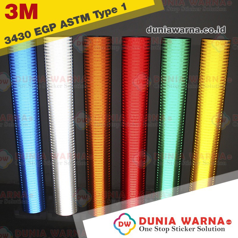 Jual Lembaran Sticker 3M 3430 Engineer Grade Prismatic EGP Scotchlite ...