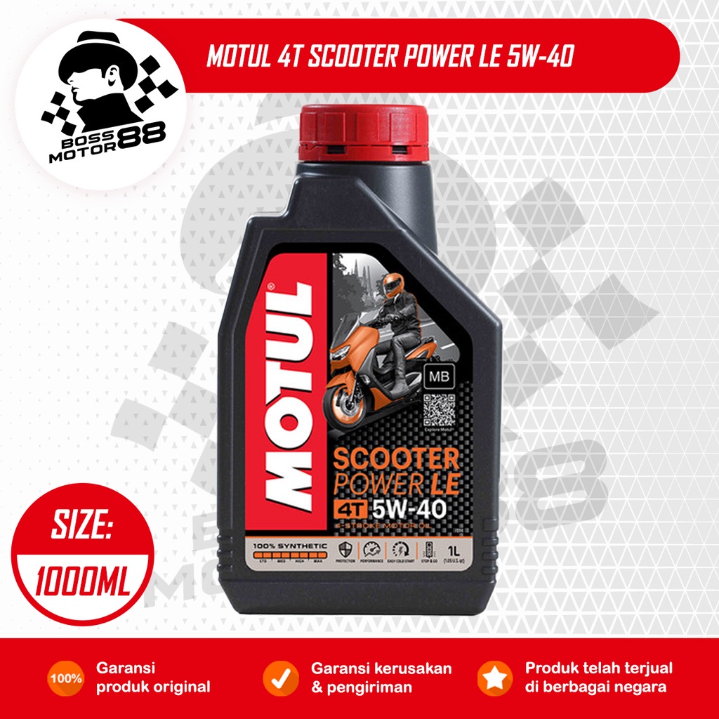 Jual Motul T Scooter Power Le W L Oli Motor Matic Metik Premium Original Shopee