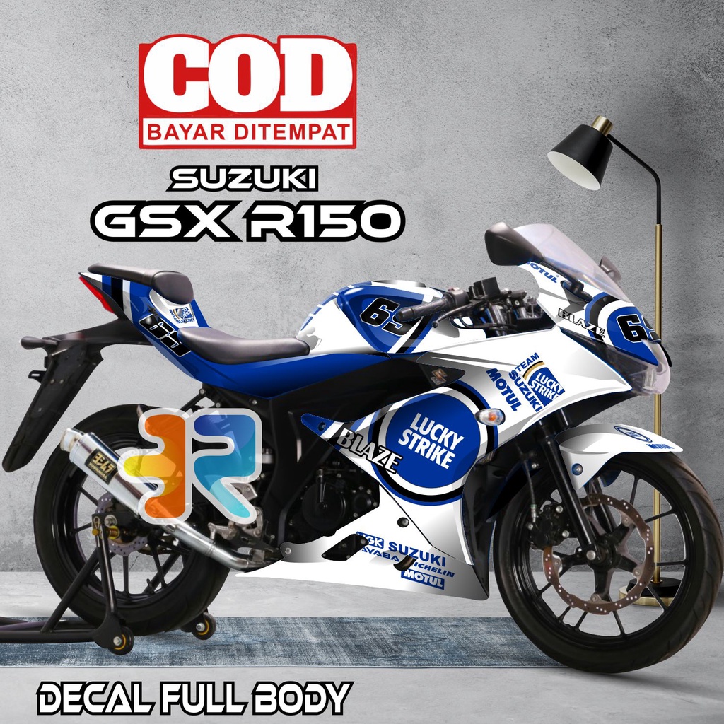 Jual Decal GSX R150 Stiker Full Body Variasi Desain Lucky Strike ...