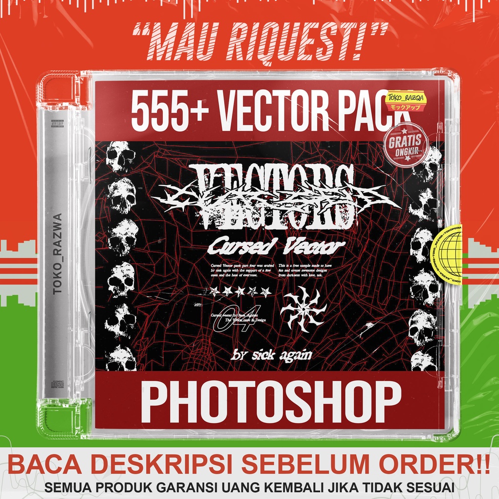 Jual Photoshop PSD - 555+ Vector Pack - 020323 | Shopee Indonesia