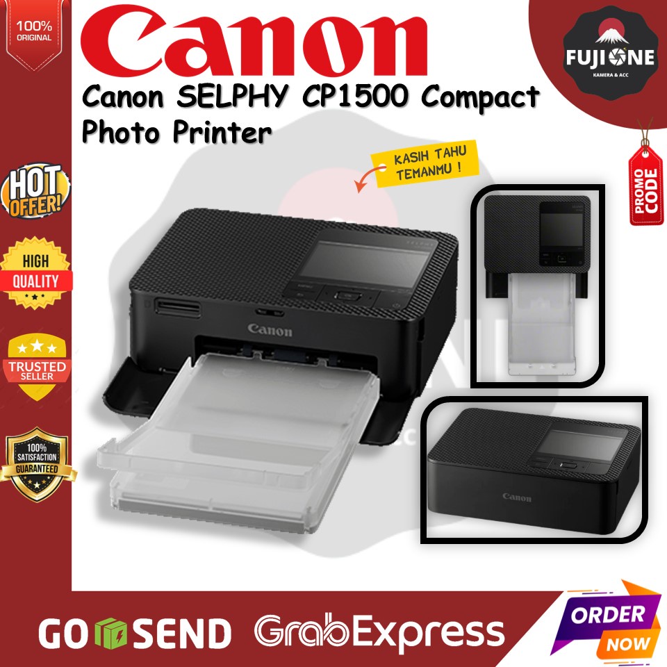 Jual Canon SELPHY CP1500 Compact Photo Printer Shopee Indonesia