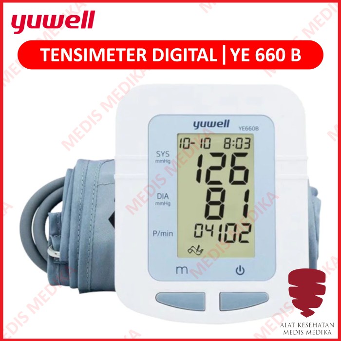 Jual Yuwell YE660B Tensimeter Digital Intellisense Alat Cek Ukur Test ...