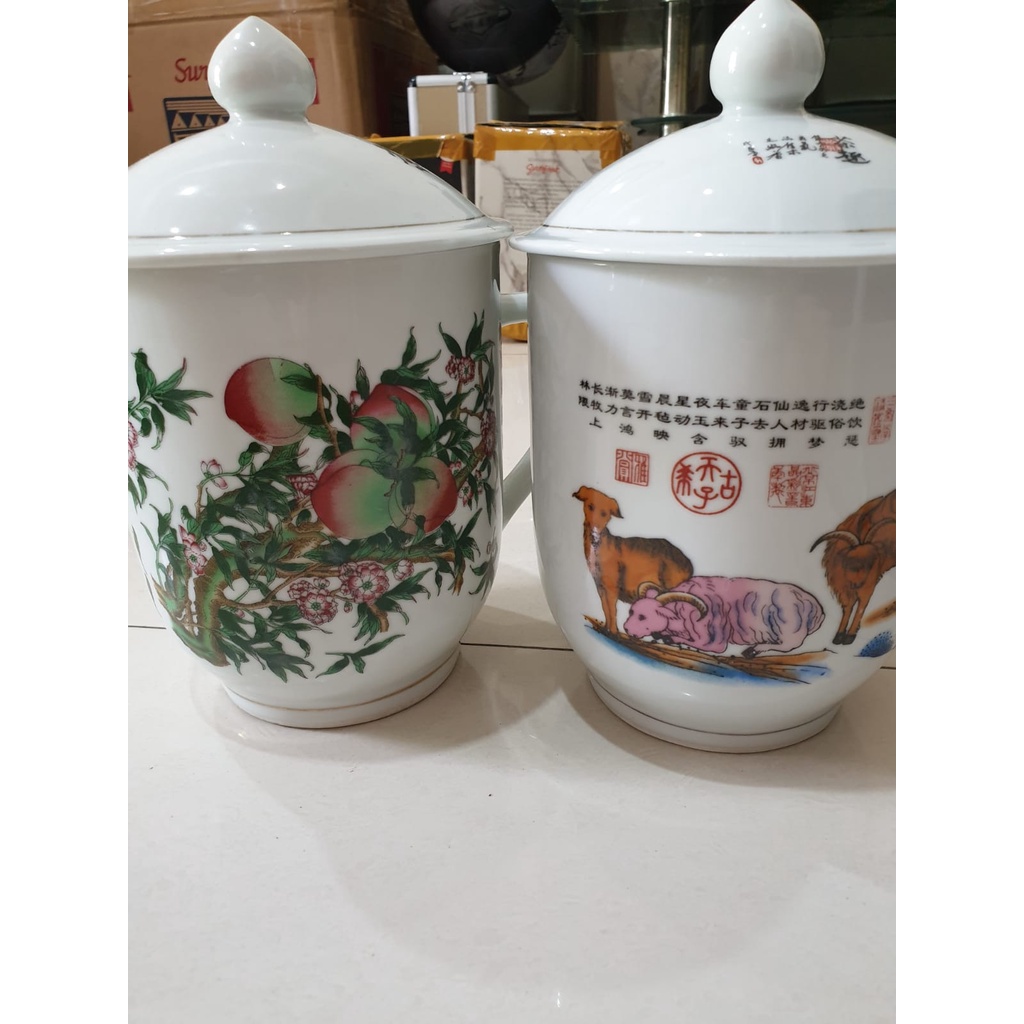 Jual Mug Keramik China Raksasa Liter Shopee Indonesia