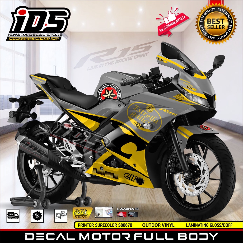 Jual Decal R15 V3 Full Body Stiker r15 v3 keren Dekal R15 V3 Estrella2 ...
