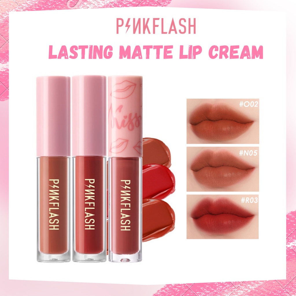 Jual Pinkflash Lasting Matte Lip Cream Shopee Indonesia