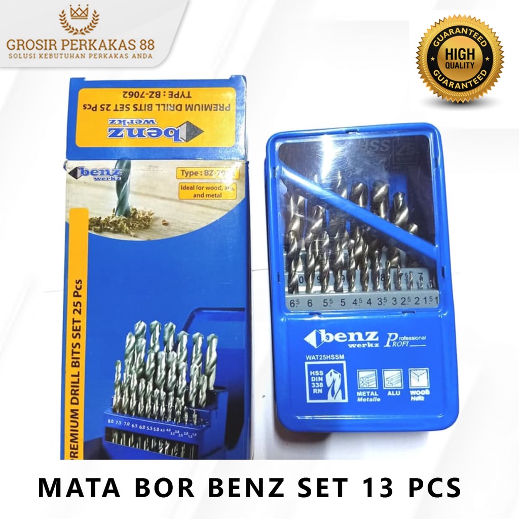 Jual Set Mata Bor Besi Baja Ringan 13pcs | Shopee Indonesia