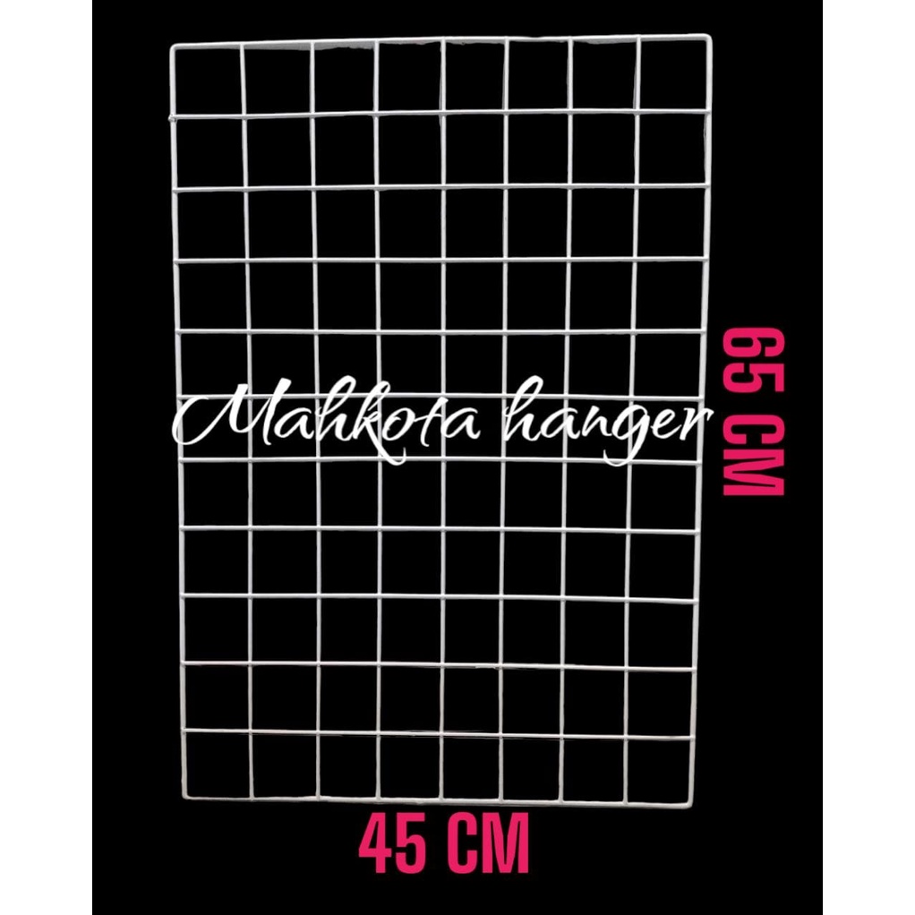 Jual Jaring Ram Dinding Hitam Ukuran 65x45 cm Gantungan Hook Ram ...