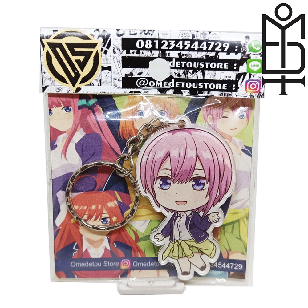 Jual Gantungan Kunci Anime Gotoubun no Hanayome - Ichika Nakano