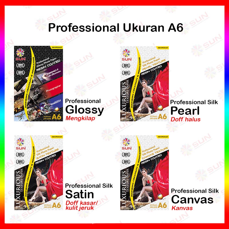 Jual Kertas Foto Doff Silky 3r A6 4r Texture Kulit Jeruk Sun