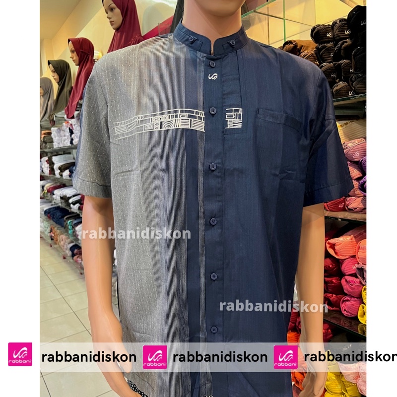 Jual BAJU KOKO RABBANI LENGAN PENDEK KEMKO ARSUADID | Shopee Indonesia