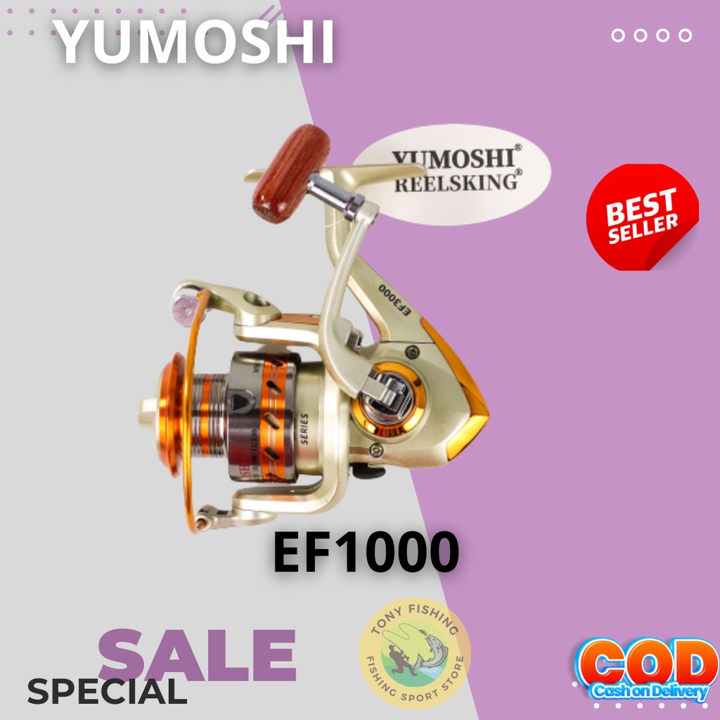 Jual REL PANCING YUMOSHI REELSKING Series Reel Pancing Spinning 12 Ball