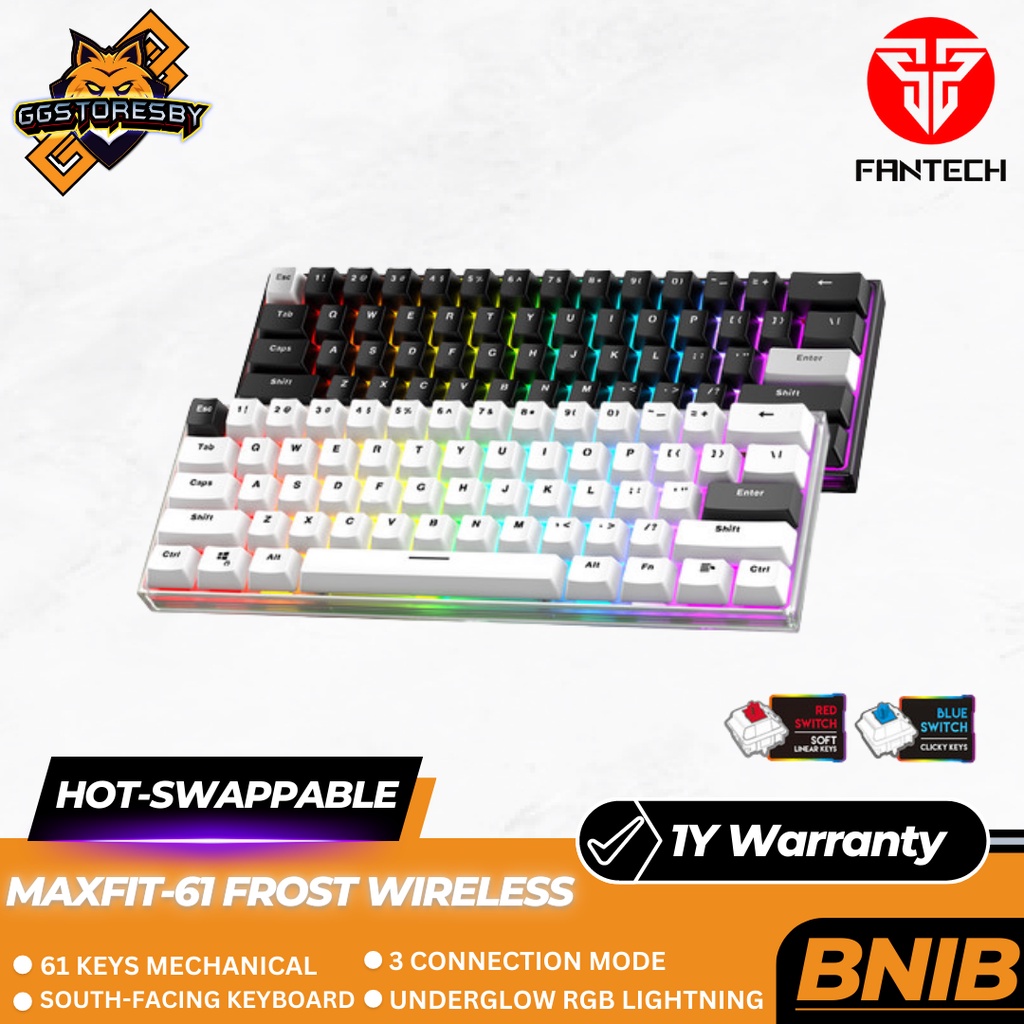 Jual Fantech Maxfit Frost Hotswap Wireless Mechanical Gaming