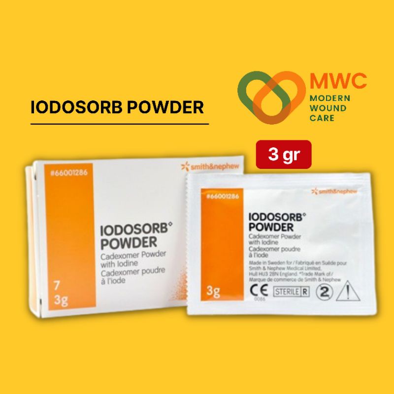 Jual Iodosorb Powder 3 gr Cadexomer Iodine | Shopee Indonesia