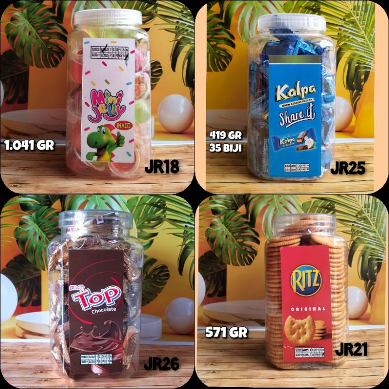 Jual Cemilan / Snack / Lebaran / Viral / Toples Jerapah / Inaco Jelly ...