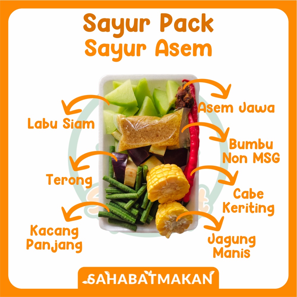 Jual Paket Sayur Asem Sayur Pack Sayur Prep Sayur Instant