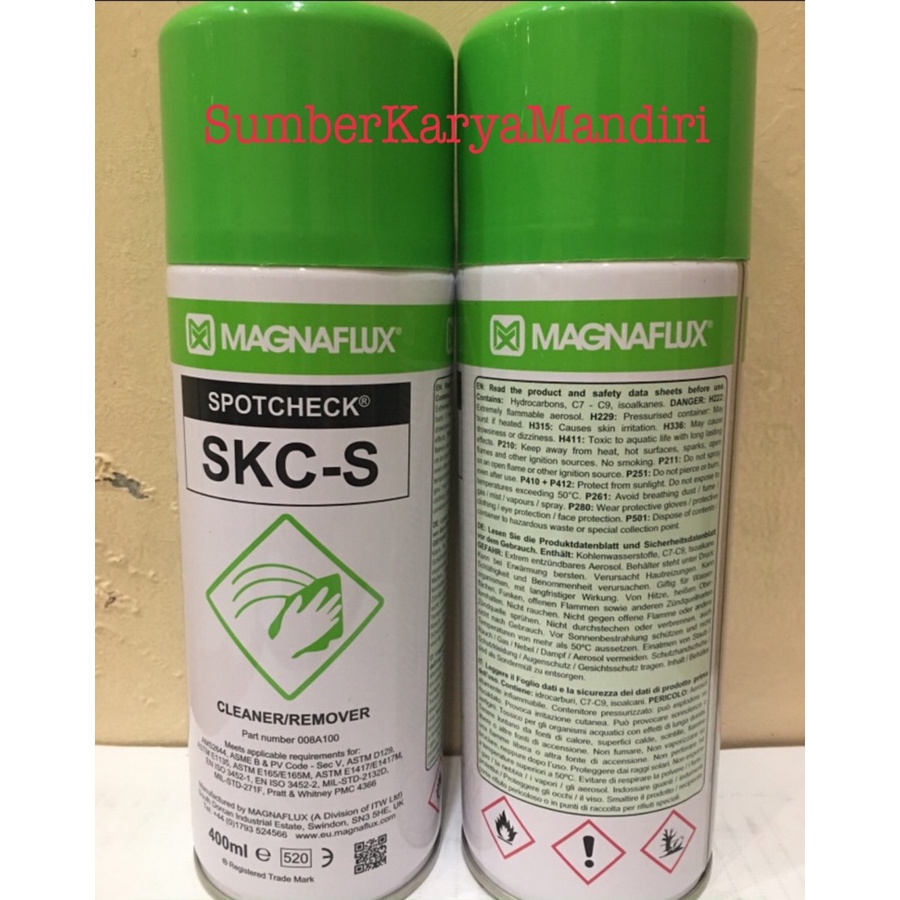 Jual Magnaflux Spotcheck Cleaner SKC-S 400 ML | Shopee Indonesia