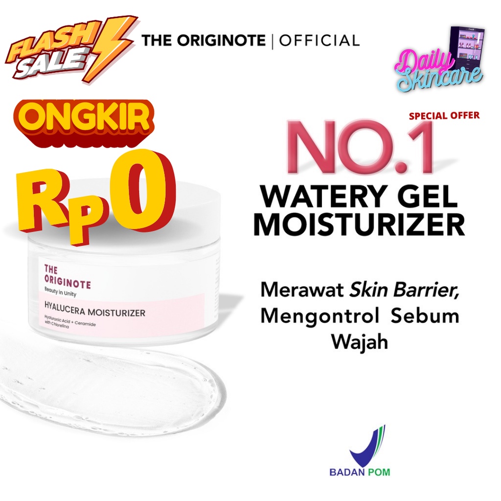 Jual [READY ya kak!] +Free Gift | The Originote Hyalucera Moisturizer