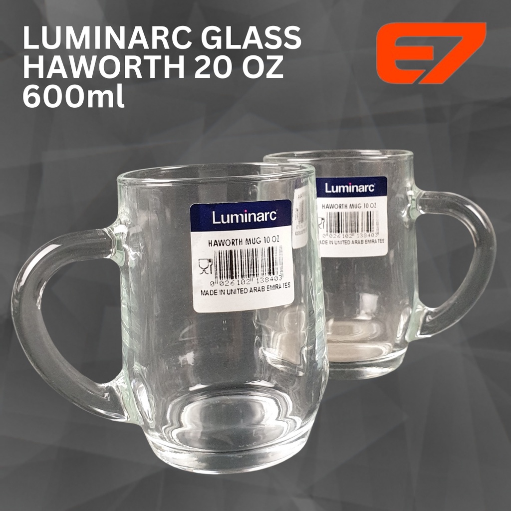 Jual Luminarc Gelas Kaca Haworth Mug Kaca 600ml Shopee Indonesia 1625