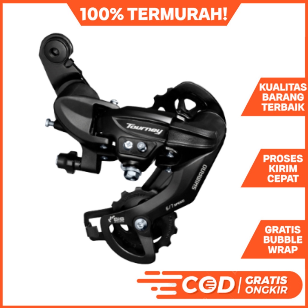 thumbnail image 2 of MTB Drivetrain Parts Hycline RD-TY300 Rear Derailleur - 6/7/8 Speed Direct Mount For Mountain Bikes (Black) 6/7/8 Speed Rear Derailleur 2 of 13