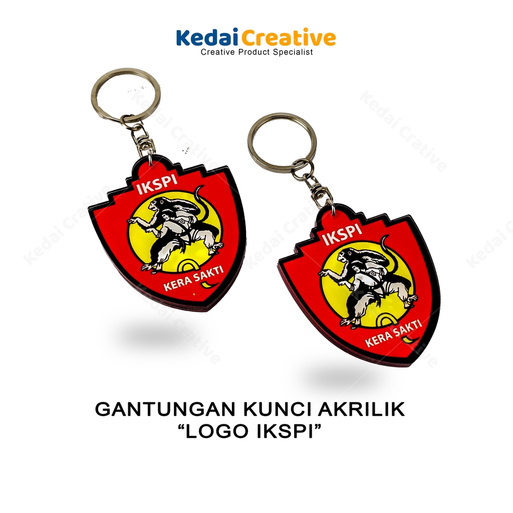 Jual Kedaicreative Gantungan Kunci Akrilik Logo Ikspi Kera Sakti Ready Stock Shopee Indonesia