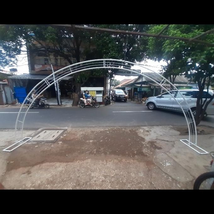 Jual pergola lengkung besi lebar 3m tinggi 2m Shopee Indonesia