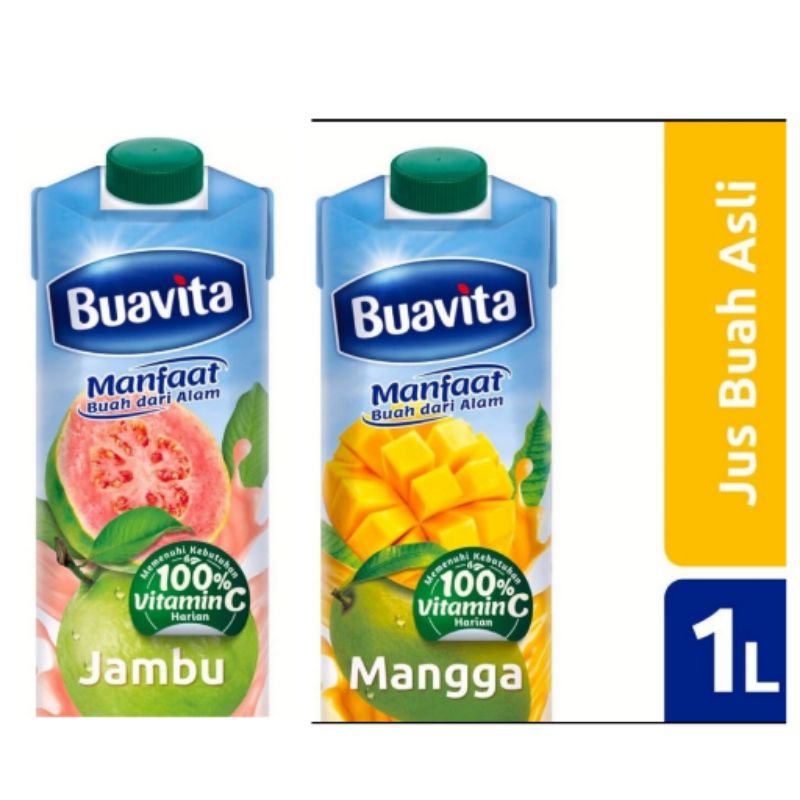 Jual Juice Buavita Jambu / Mangga 1000ml / 1L | Shopee Indonesia