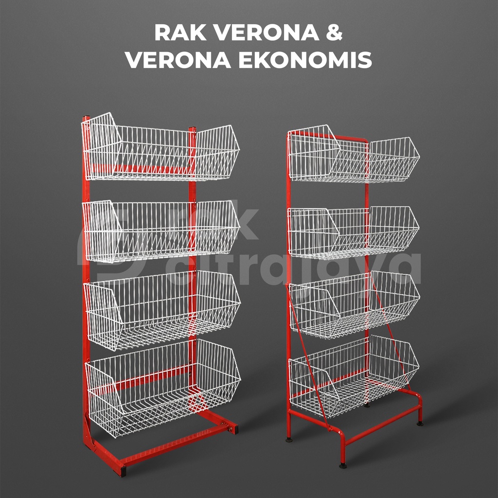Jual VERONA RAK TOKO DISPLAY SNACK CIKI BESI JUMBO SERBAGUNA | MELODY ...