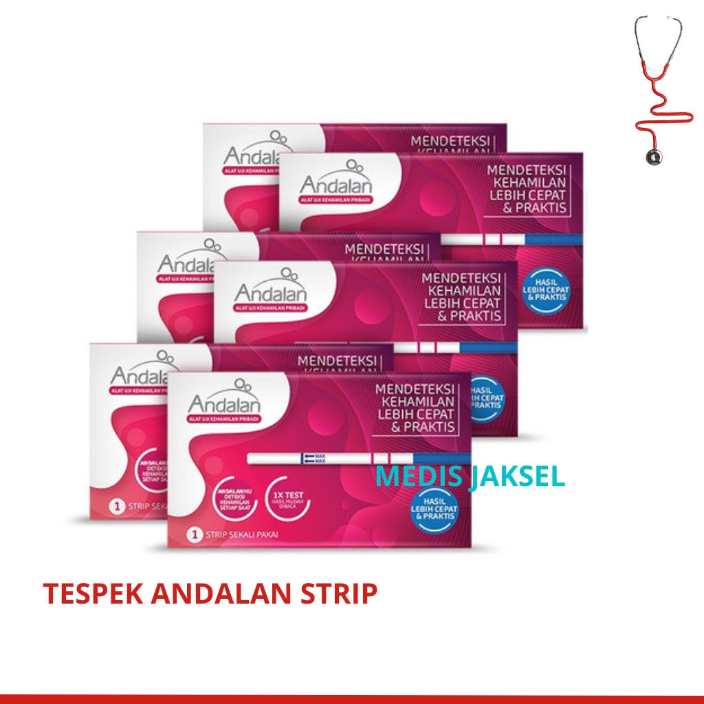 Jual Test pack Tespek Tespack Kehamilan Andalan Strip | Shopee Indonesia
