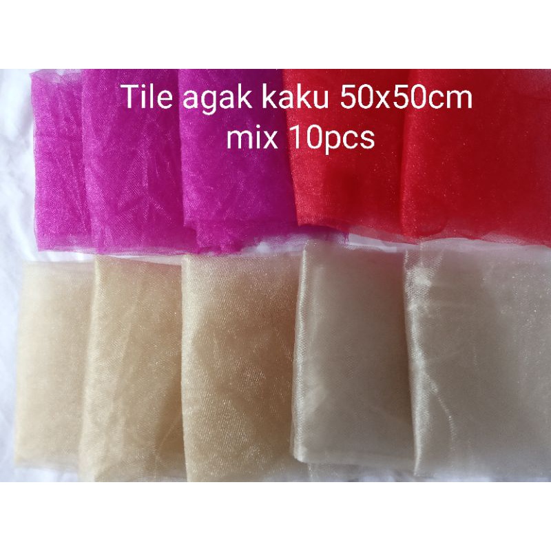 Jual Perca tile agak kaku kasar ukuran 50x50cm | Shopee Indonesia