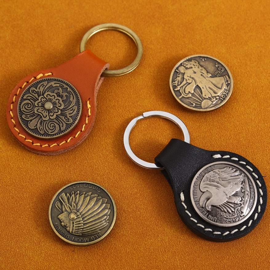 Jual Leather Craft Rivet Concho Button Screws Indian Eagle Design ...