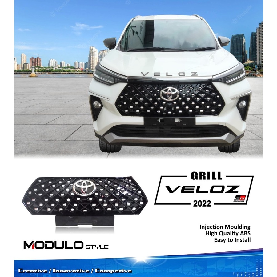 Jual Front Grill Grill Depan Mobil All New Veloz 2022 Model Bintik 2022