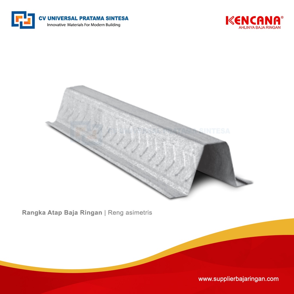 Jual Baja Ringan Truss Reng Asimetris Rangka Atap Kencana SNI Panjang 6 ...