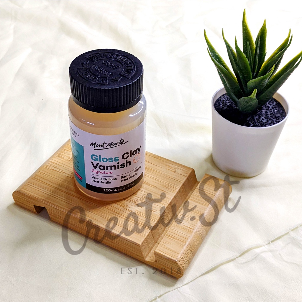 Jual Mont Marte Varnish Clay Gloss Glossy 120 ml Finisher Pelapis Akhir Tanah Liat Shopee