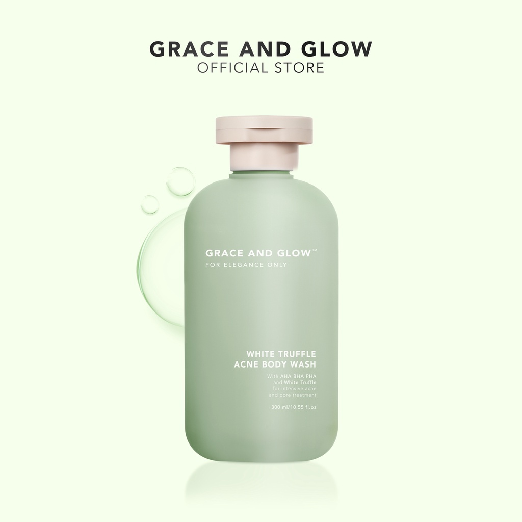 Jual Grace and Glow White Truffle Acne Body Wash Special Edition