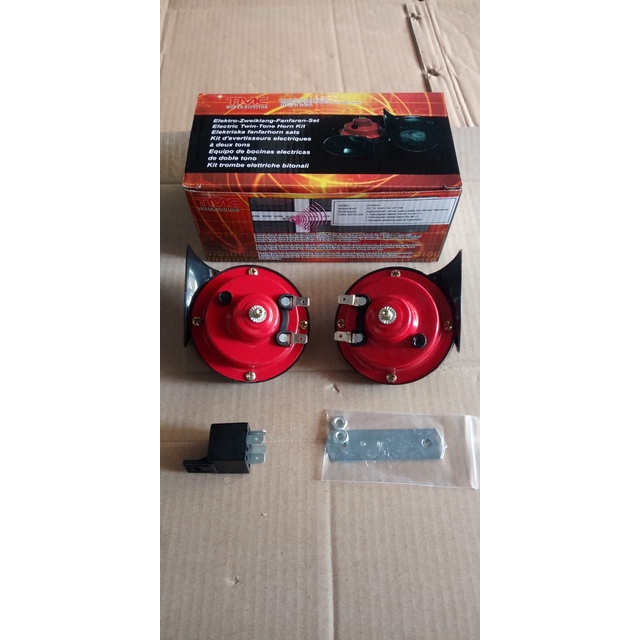 Jual Klakson Keong Murah dan Bagus Snail Horn TMC 12V + Relay Shopee