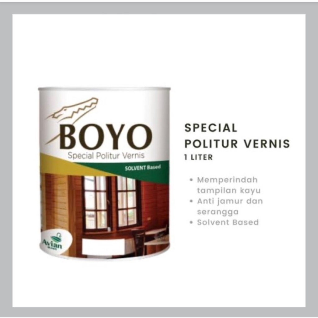 Jual Boyo Politur Vernish Kayu Solvent Based Warna 607 Manggis 1kg Shopee Indonesia 8315