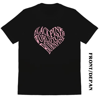 BLACKPINK] T Shirt Born ピンク Band Logo 新しい ならさ 公式 Unisex ブラック Size M