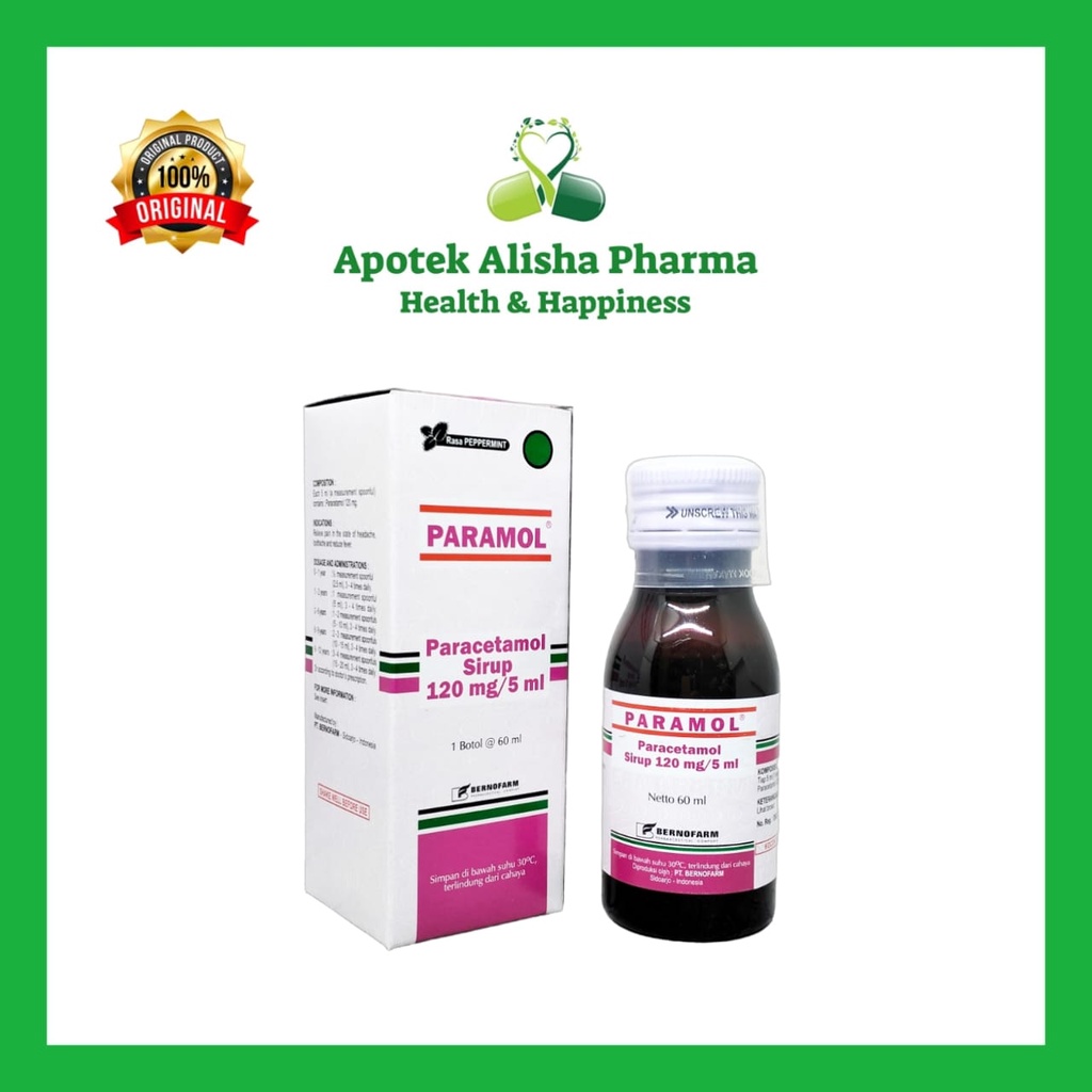 Jual Paramol Sirup 60ml - Paramol Parasetamol Syrup Obat Penurun Panas
