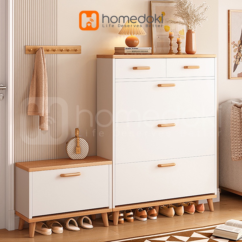 Product image Homedoki Rak Sepatu/Lemari Sepatu Tertutup/Rak Sepatu Susun Tertutup/Lemari SepatuMinimalis/Shoes Cabinet 2